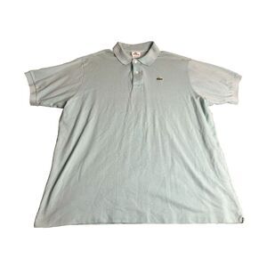 Lacoste Shirt Adult 7‎ Teal Green Preppy Casual Alligator Golf Polo France Mens